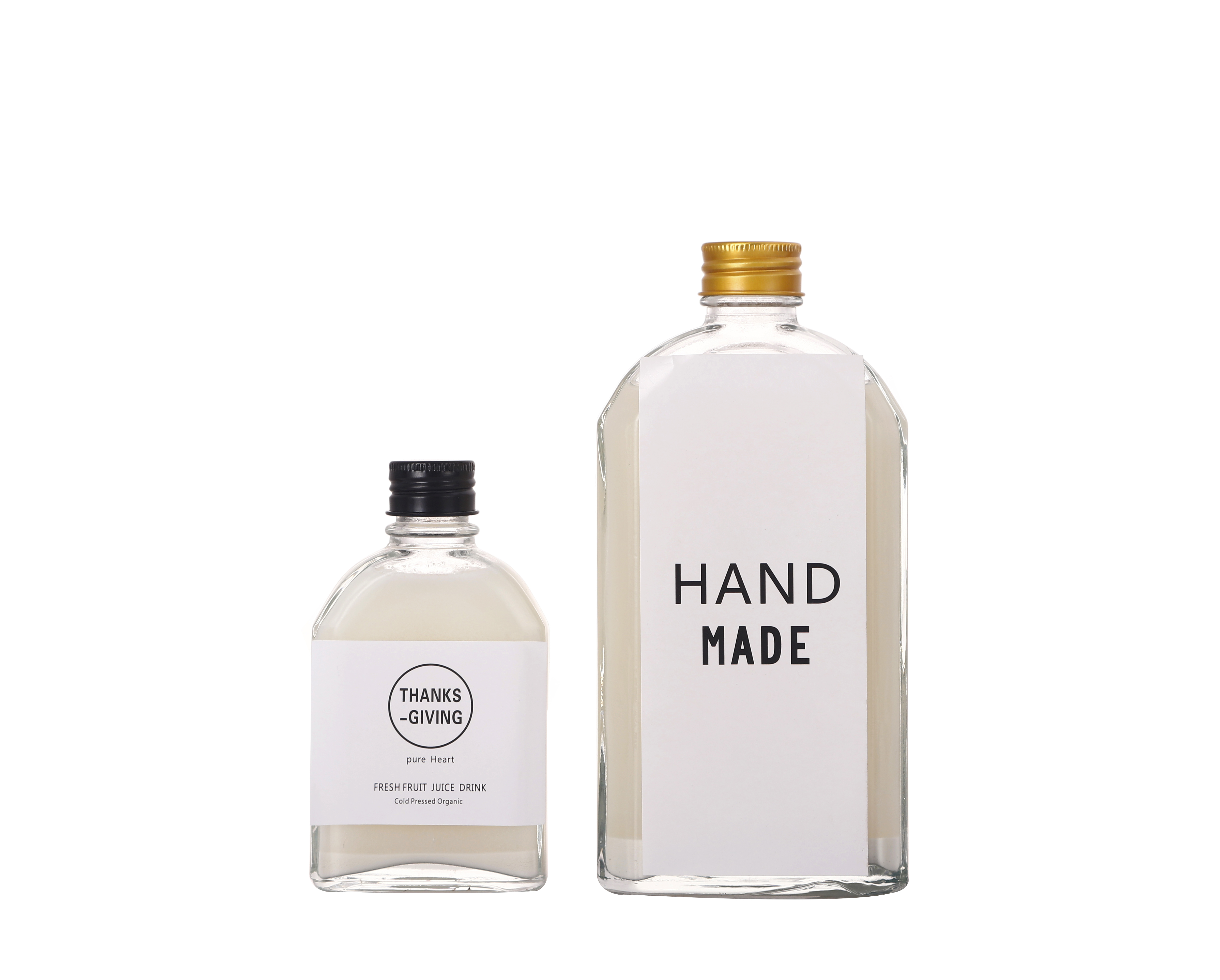 100ml-500ml new style oblique shoulder beverage juice flat wine glass bottle