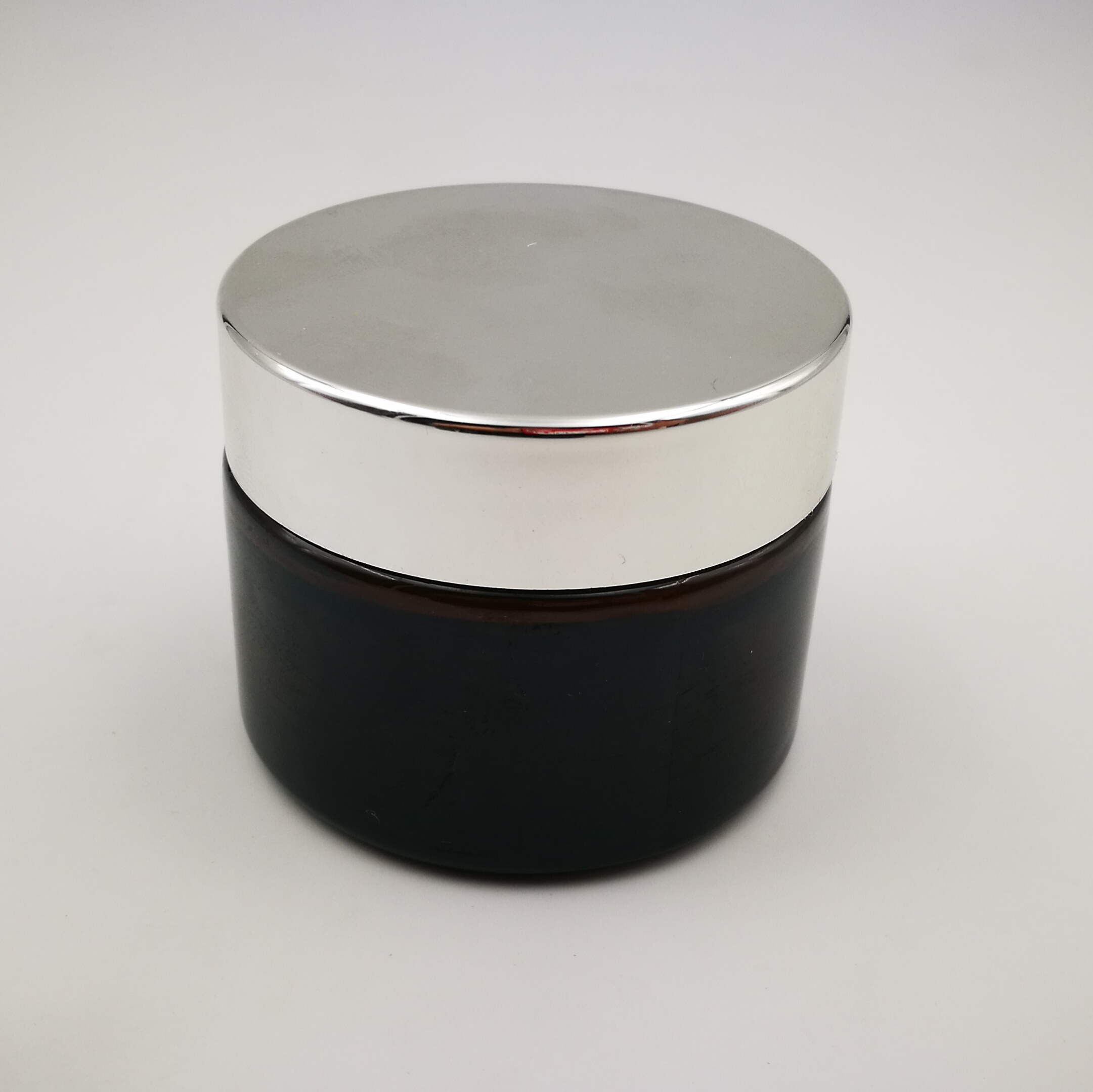 100ml Amber Glass Cream Jar Bottle