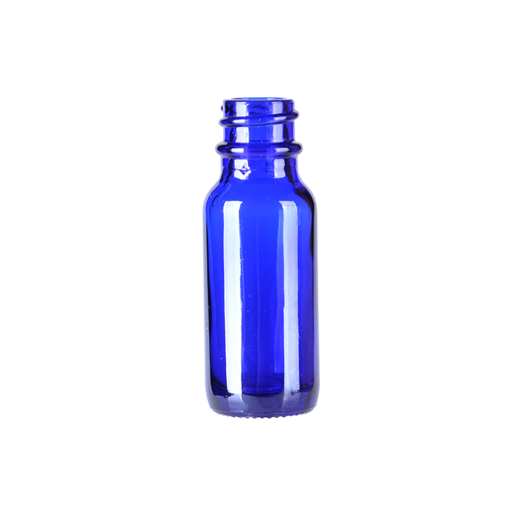 100ml Blue Round Glass Bottle Screw Cap Liquid Medicine Hot Stamping Pharmaceutical for Essential Oil