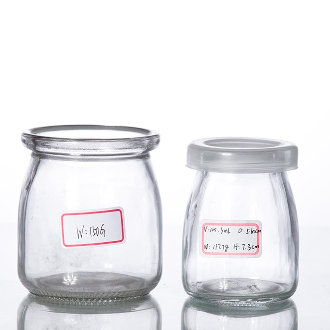 100ml Cheap Price Glass Yogurt Jars For Jam Pudding