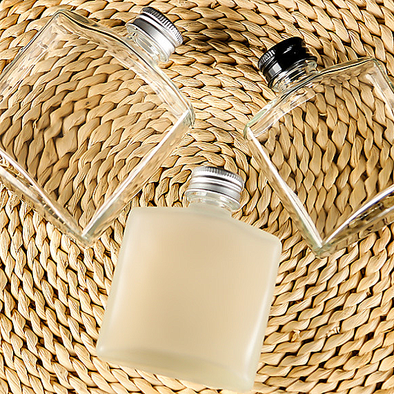 100ml Clear And Matte Mini Glass Wine Bottle