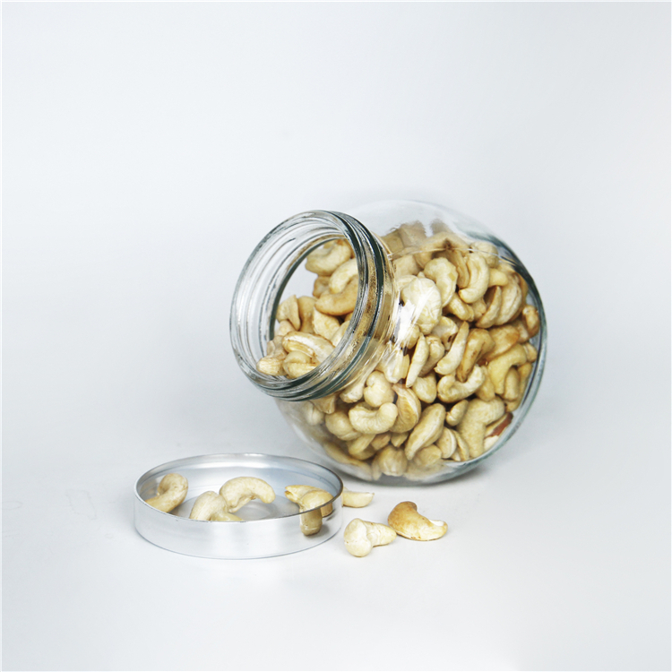 100ml Clear Glass Storage Bottle / Jar with Metal lid High Borosilicate Glass Storage Jar