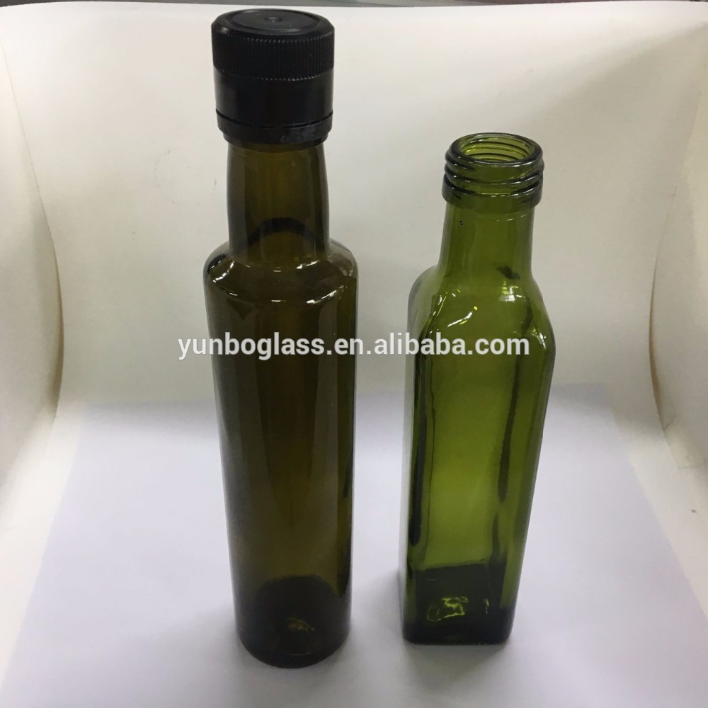 100ml Clear Marasca Olive Oil Glass Bottle with 31.5mm Tamperevident Cap and Pouer