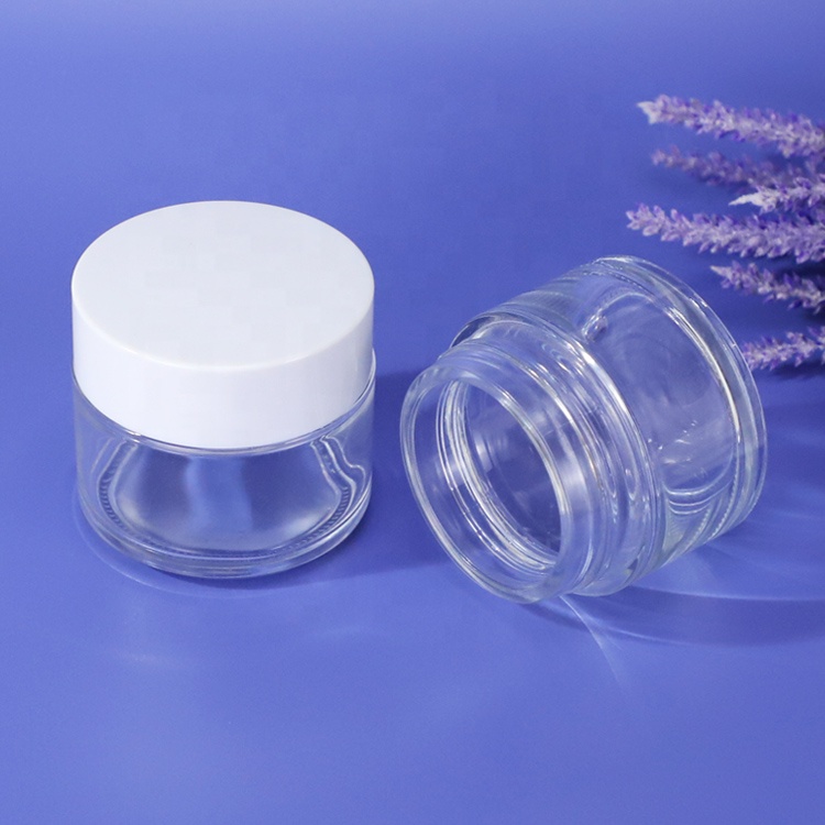 100ml Cosmetic Glass Cream Jar for Face Cream