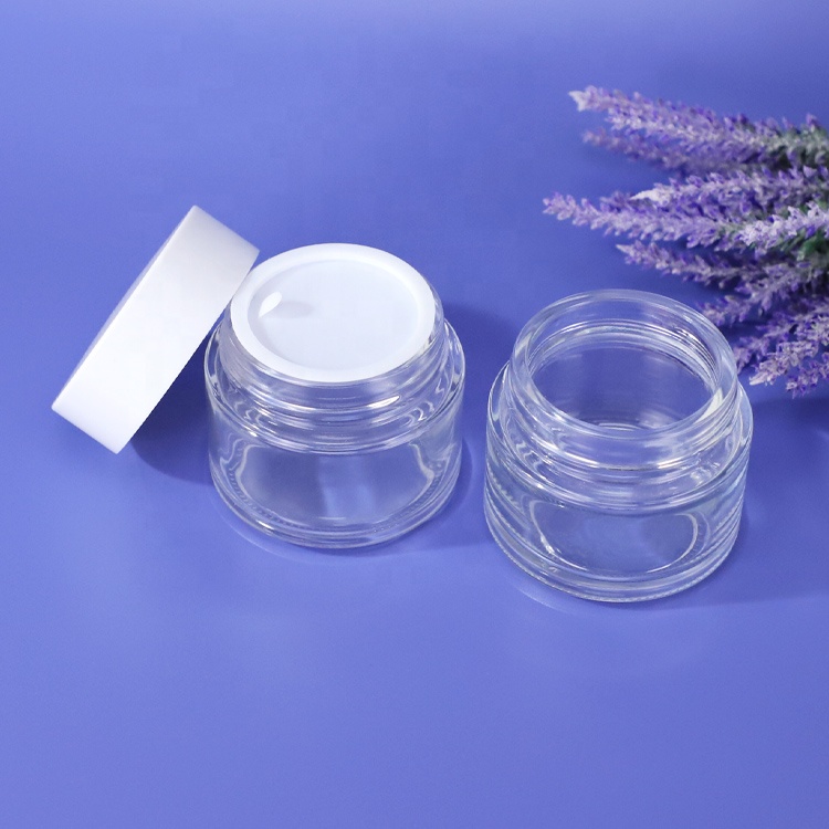 100ml Cosmetic Glass Cream Jar for Face Cream
