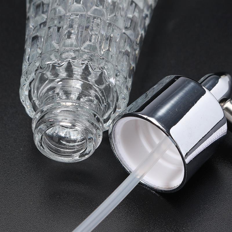 100ml Crystal Perfume Bottle Glass With Air Bag Spray Long Tassels Atomizer Pump Vintage Refillable Bottles Makeup Tool 2018