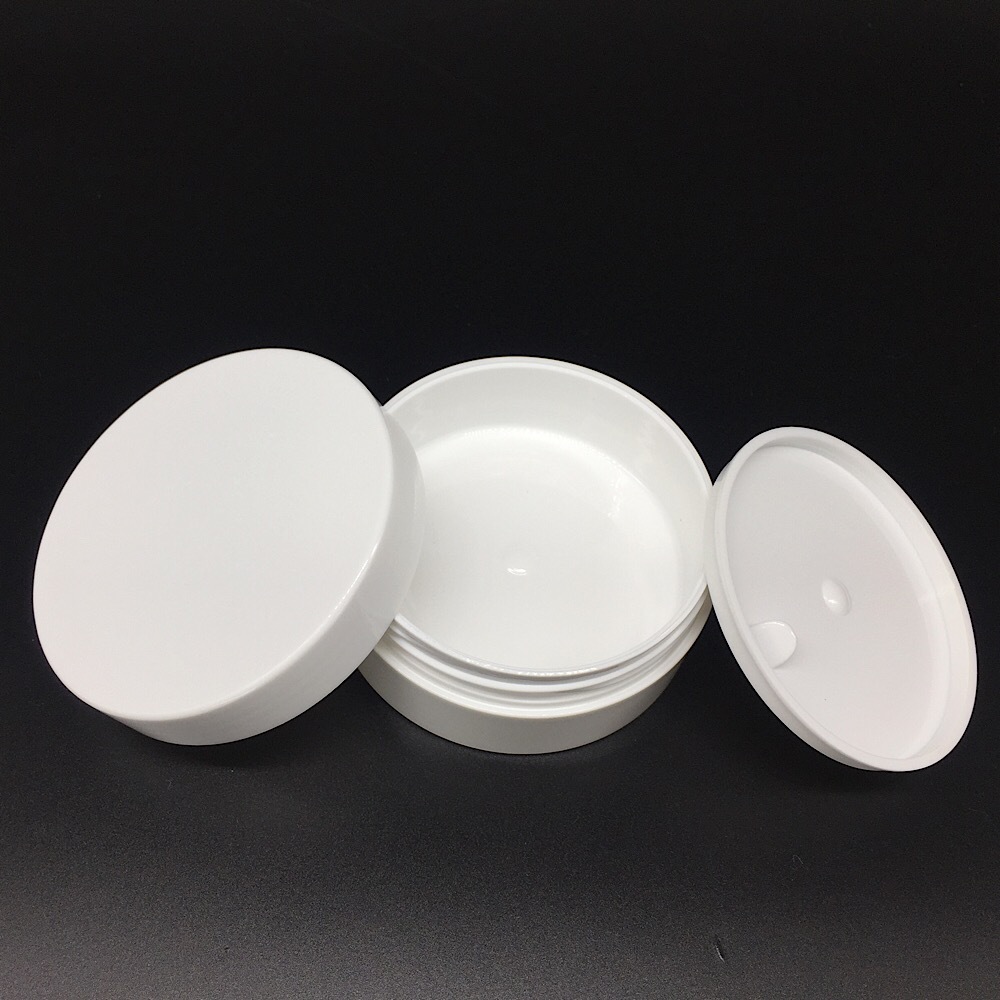 100ml Double Wall PP Cosmetic Jar Powder Case For Ointment Cream Butter