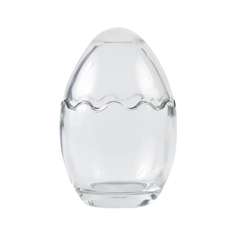 100ml Egg Glass Jar for Pudding, Bird Net, Candy and Dessert