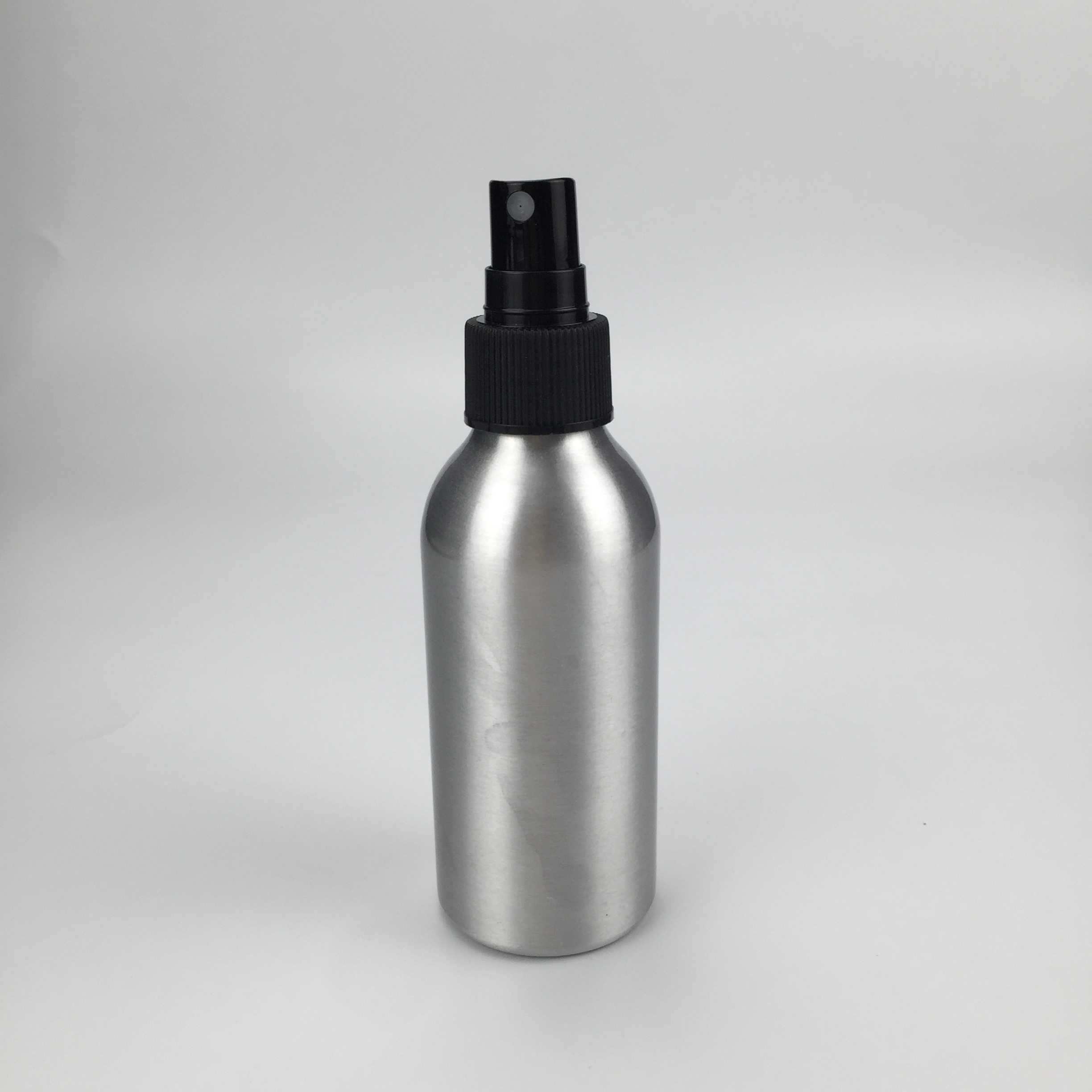 100ml Empty Aluminum Empty Refillable Perfume Mist Spray Bottles with 24/410 Black Sprayer