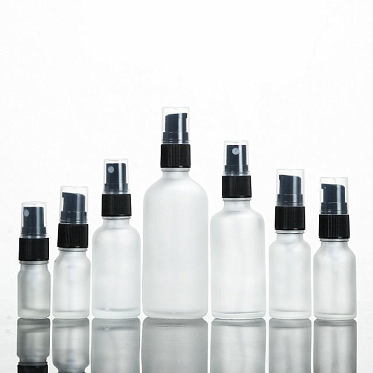 100ml Empty Bottles Glass Cosmetic Clear Glass Dropper Bottle With Black Gold Silver Child proof Cap For Essential Oil