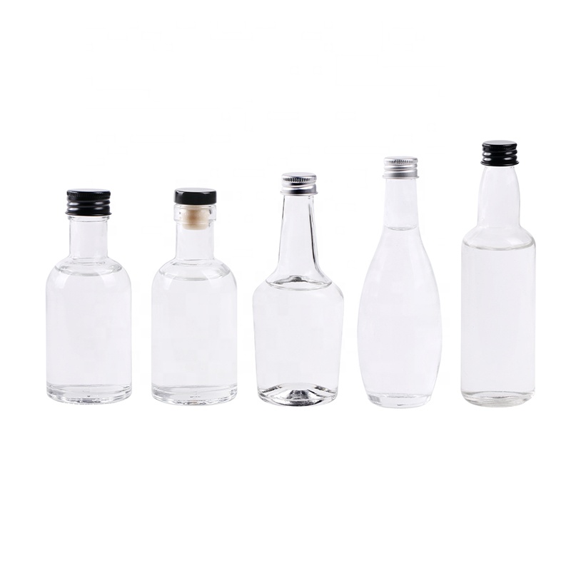 100ml Empty Mini Glass Spirit Bottles 10cl Liquor Glass Bottles For Vodka Whiskey