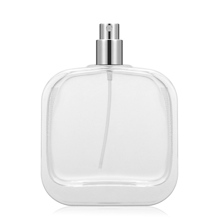100ml Empty Square Transparent Perfume Bottle Perfume Spray Bottle