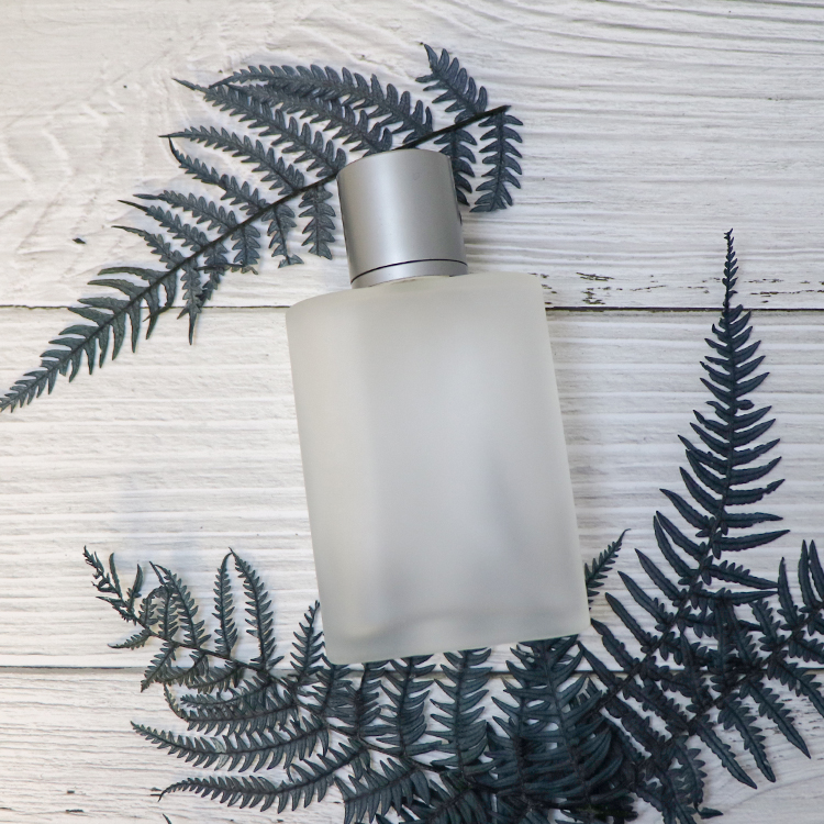 100ml Empty frosted matt perfume bottle with sliver pump sprayer