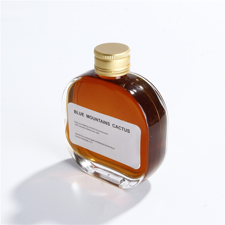 100ml Flat Cold Brew Coffee Bottle Glass Flask Bottle Juice Glass Packing Bottle