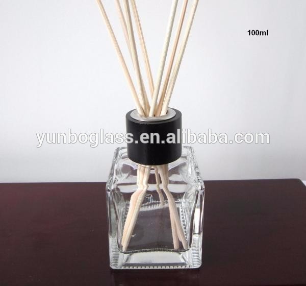 100ml Flint Round Square Ball shaped Reed Diffuser glass Bottle