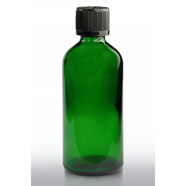 100ml Green DIN18mm Euro Glass Bottle Essential Oil Glass Bottle with dropper or screw cap or fine mist spray