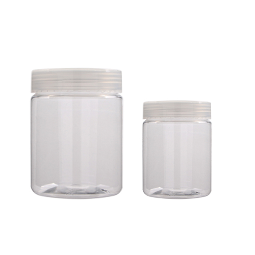 100ml High Quality Custom Cosmetic Cream Empty Round Colorful Eco-friendly Pet Jars 200ml Plastic Jar