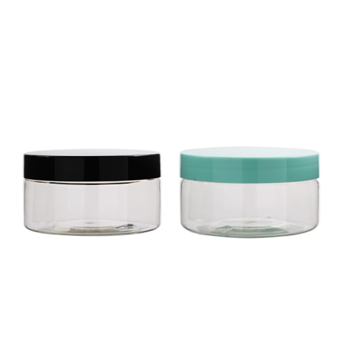 100ml High Quality Custom Cosmetic Cream Empty Round Colorful Eco-friendly Pet Jars 200ml Plastic Jar