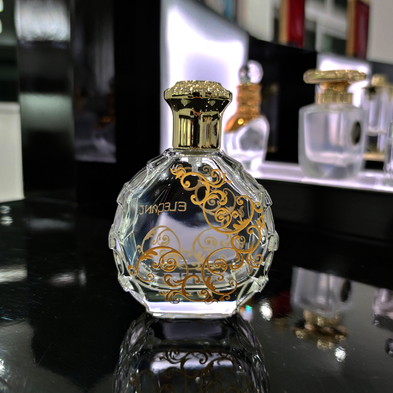 100ml High Quality Luxury Decorated Fancy Empty Glass Perfume Spray Bottle