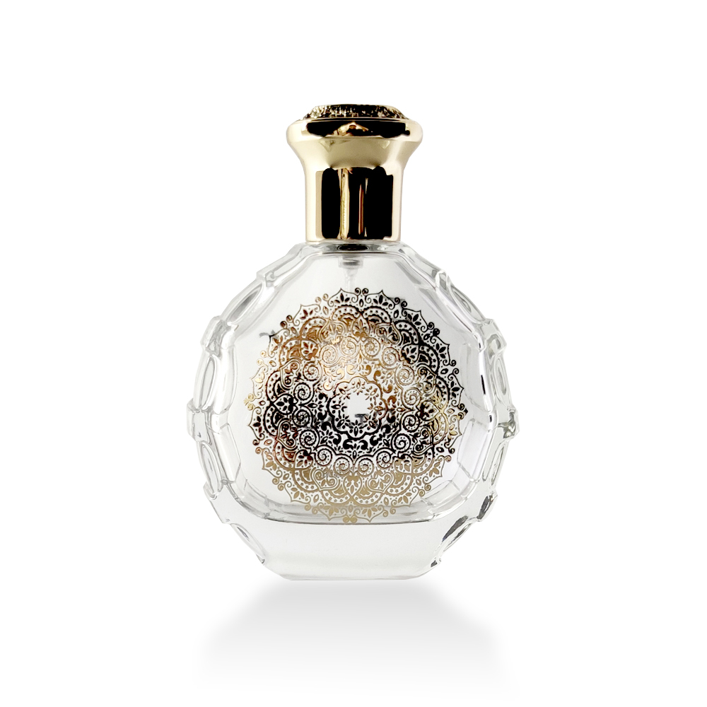 100ml In stock good price luxury hot stamp logo empty spray perfume bottle