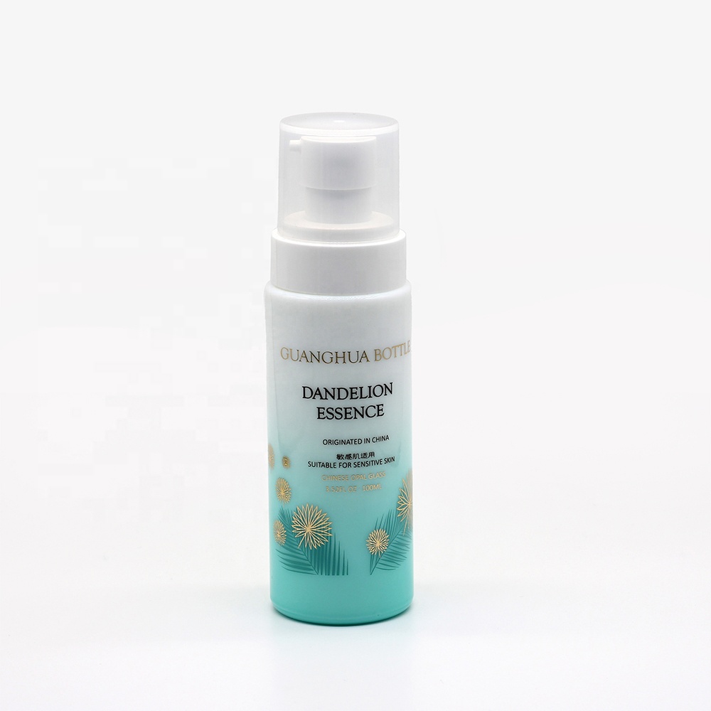 100ml Lotion bottle with Pump cap for cosmetic packing  China manufactory supplier direct sale