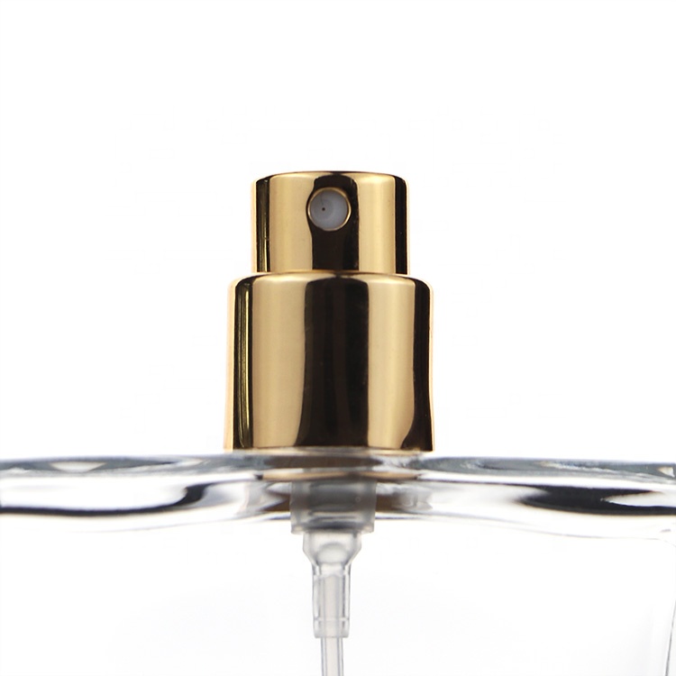 100ml Luxury Cosmetic Square Flat Spray pump Perfume Bottles Empty Perfume Bottles