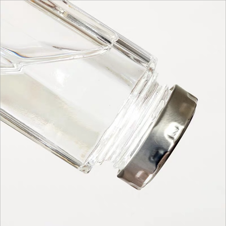 100ml Luxury Hexagonal Glass Honey Jar With Lid