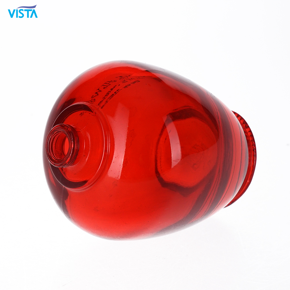 100ml Luxury High Flint Perfume Glass Bottle with Sprayed Color and Hot Stamping Silver