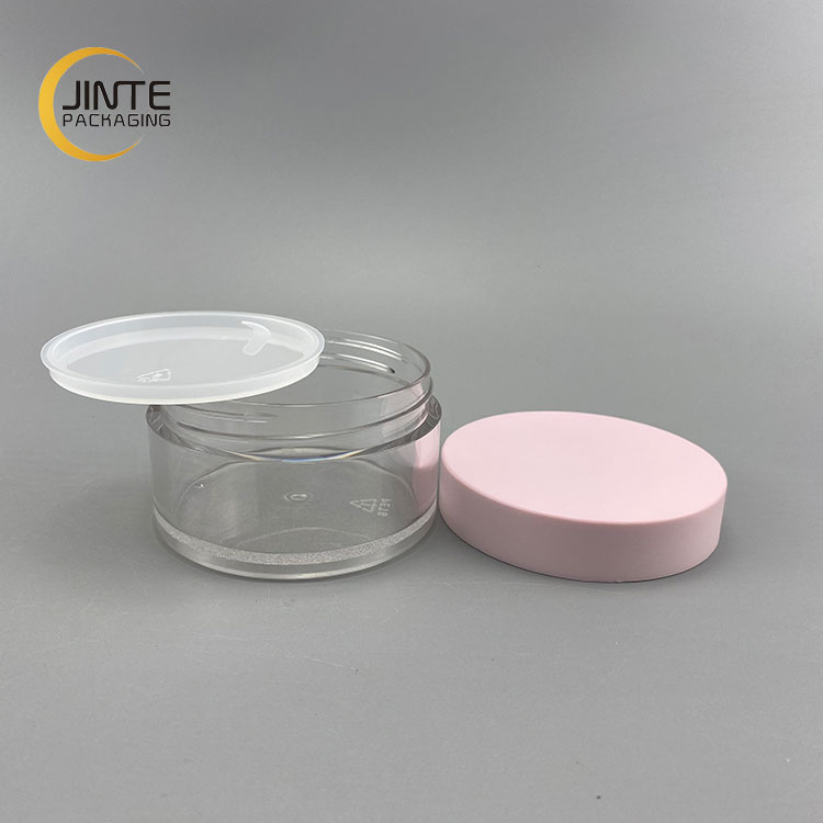 100ml Luxury Sweet Cosmetics Packaging PETG Plastic Jar With PE Sealer Perfect For Storing Creams and lotions