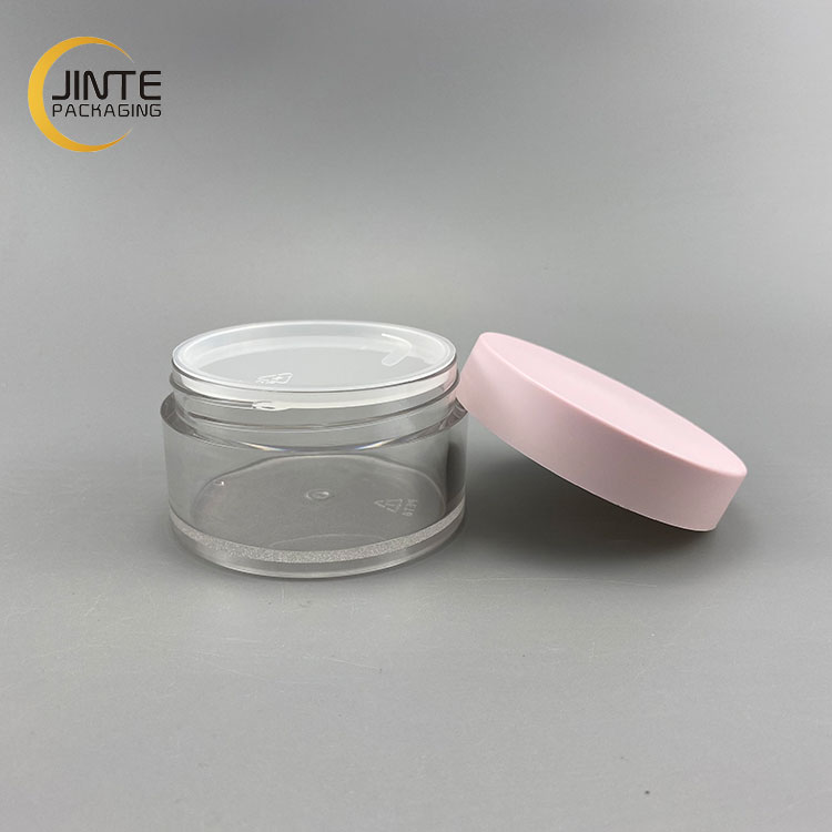 100ml Luxury Sweet Cosmetics Packaging PETG Plastic Jar With PE Sealer Perfect For Storing Creams and lotions