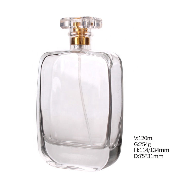 100ml Manufacturer glass perfume bottle fragrance bottle with fine mist sprayer