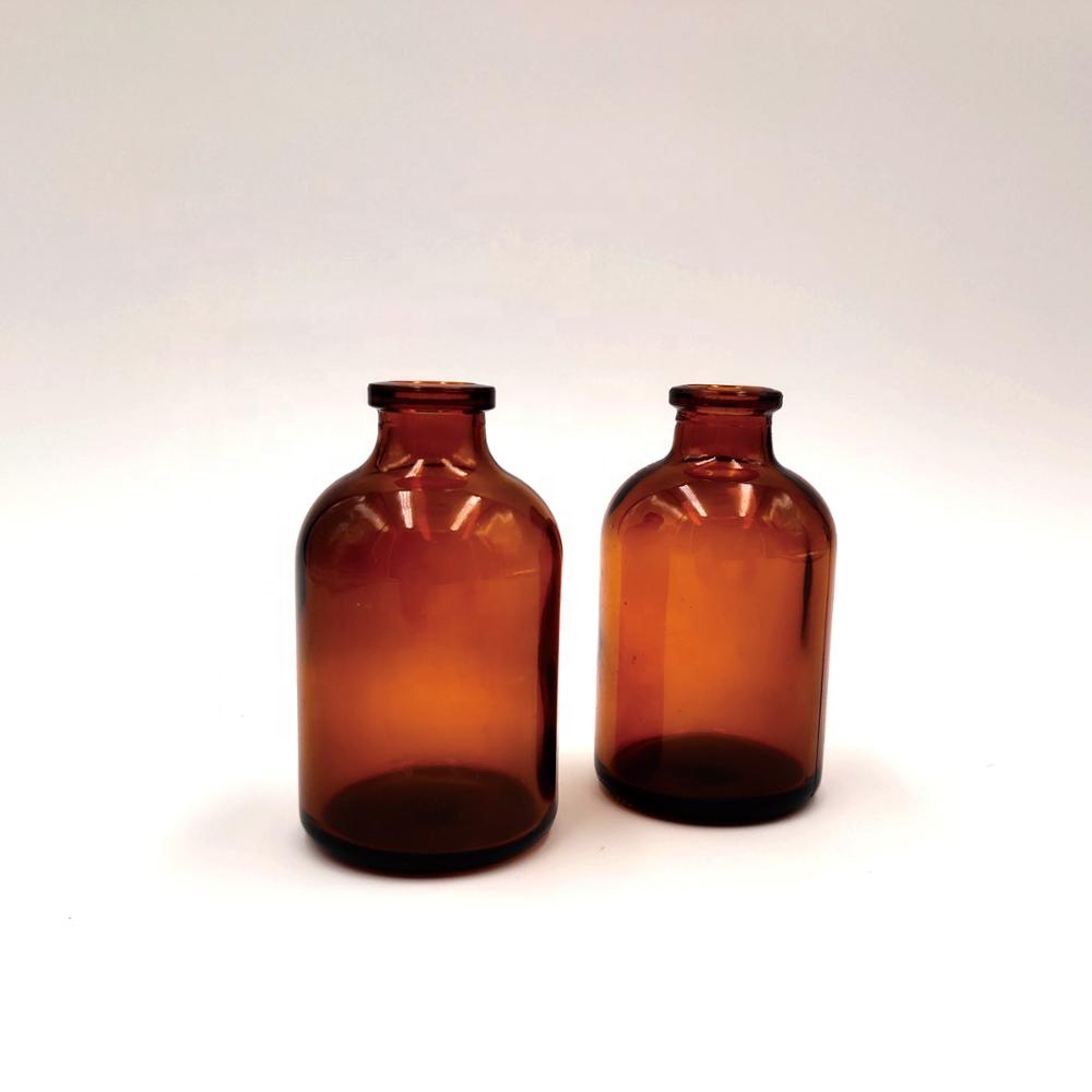 100ml Moulded glass bottle with 20mm mouth diameter