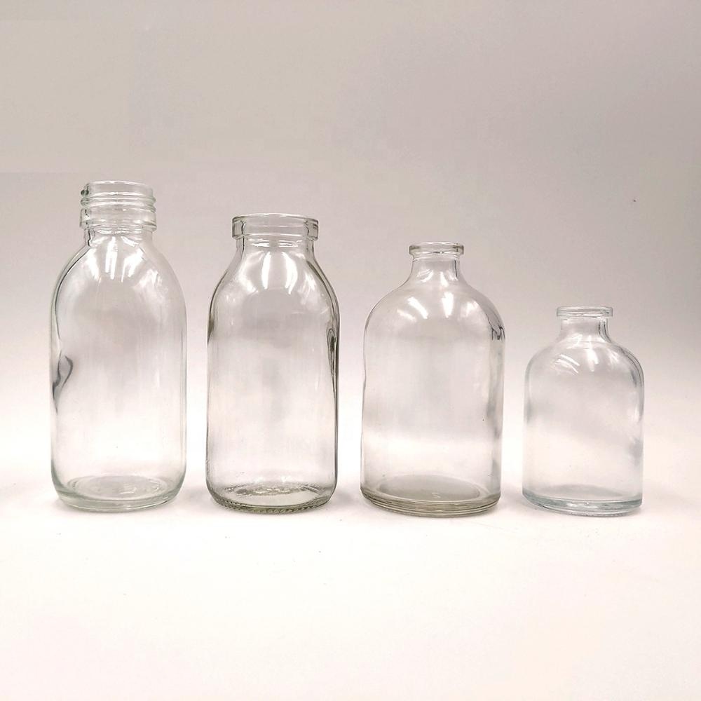 100ml Moulded glass bottle with 20mm mouth diameter