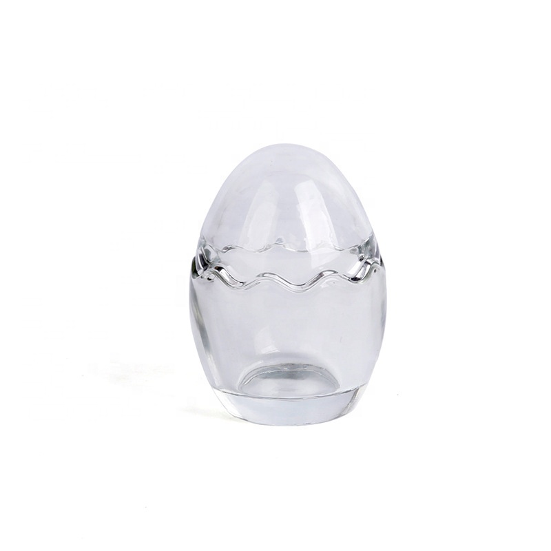 100ml Mousses egg shell shapepudding cup glass for yogurt pudding jar glass