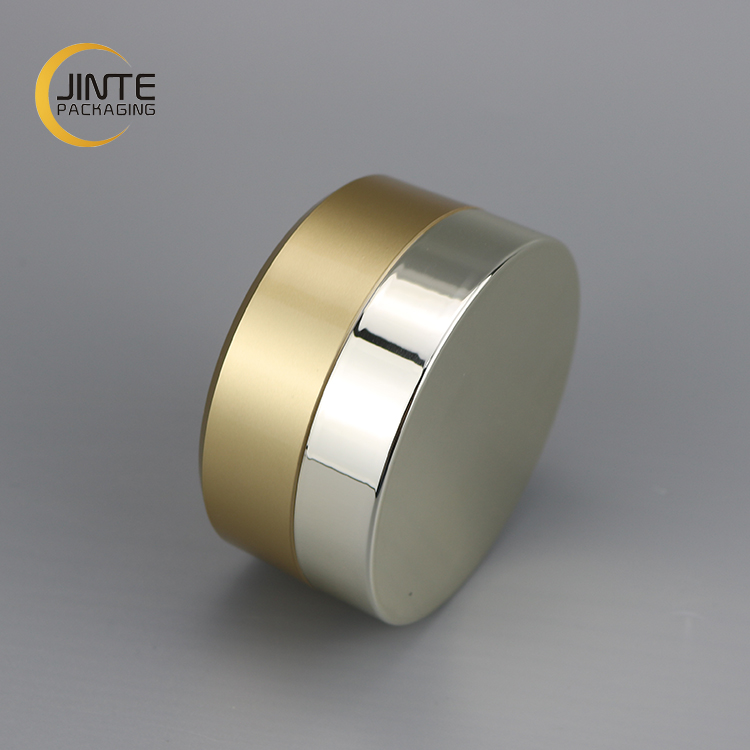 100ml Plastic Containers Wide Mouth Jar for Cosmetic Cream with Gold Lid