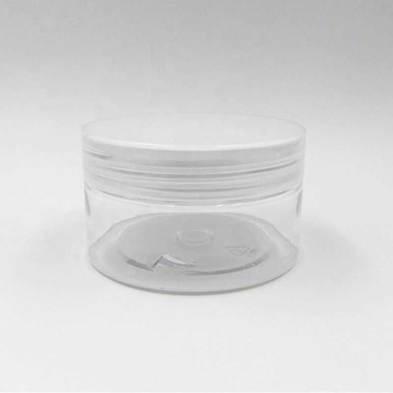 100ml Plastic Pot Jars Round Clear Leak Proof Plastic Container Jars with Lid for Eye Shadow, Nails, Paint,Jewelry