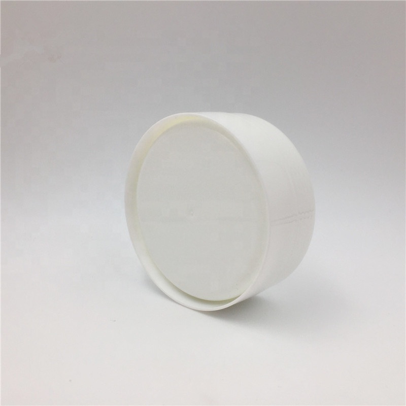 100ml Plastic Sunk Bottom white Eye Cream Jar with inner lid, screw cap, concave bottom 100g Cylinder Flat PP Pot