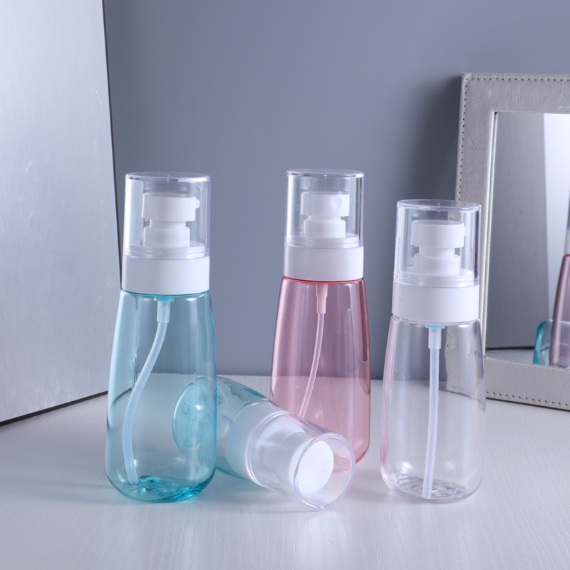 100ml Portable Empty Pump Bottle Plastic Storage Bottle For Travel Bottle Shampoo Cosmetic Lotion Packing