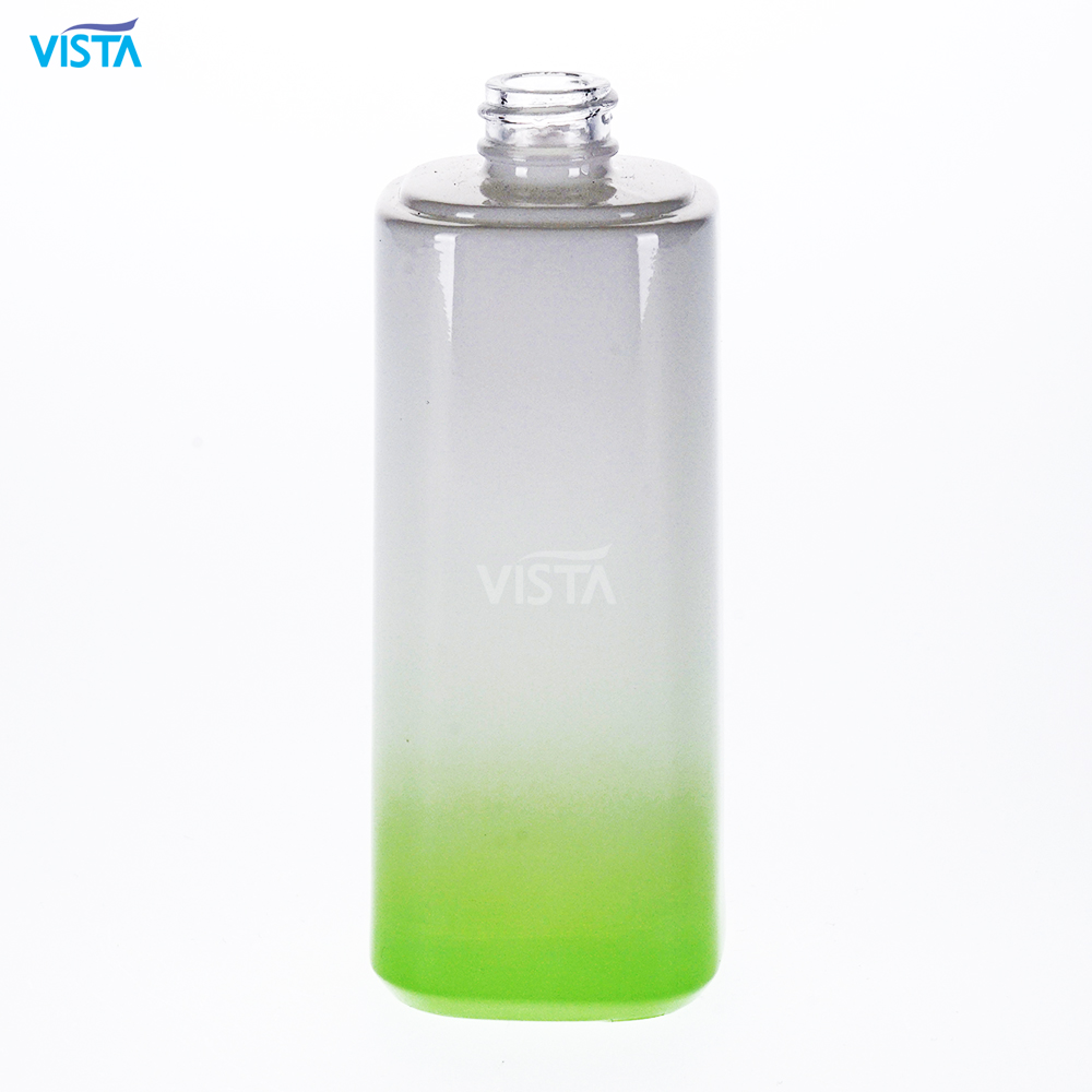 100ml Sprayed Non-transparent Opaque Color Cosmetic Glass Bottle