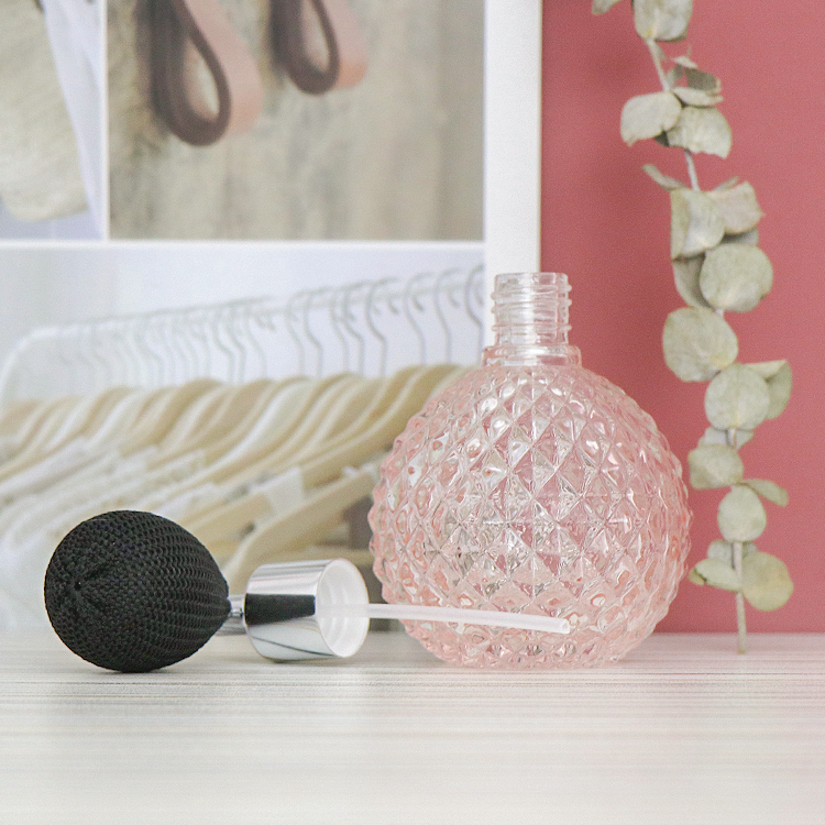 100ml Vintage Style Ball Shaped Refillable Perfume Atomizer Spray Bottle