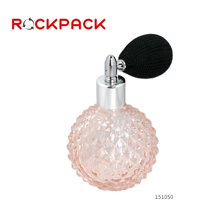 100ml Vintage Style Ball Shaped Refillable Perfume Atomizer Spray Bottle