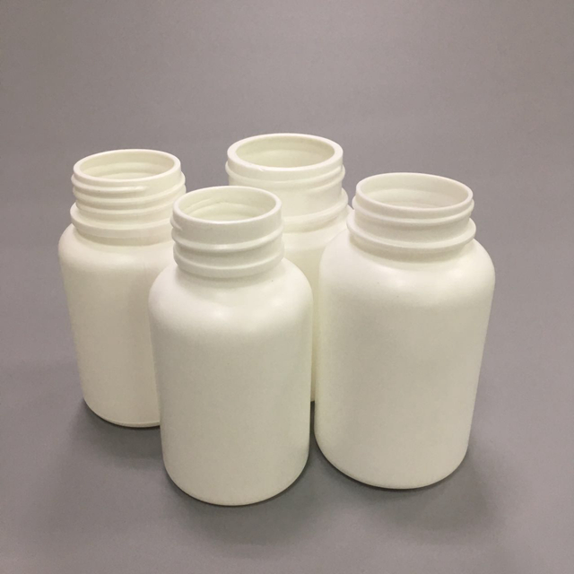 100ml White HDPE cylinder Plastic Bottles Pharmaceutical bottles