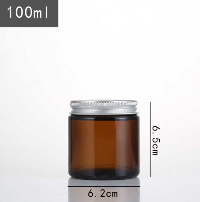 100ml Wide Mouth clear candle holder