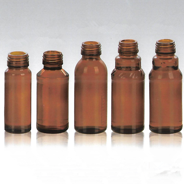 100ml amber apetamin syrup glass bottle with cap