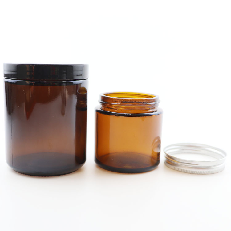 100ml amber clear candle bottle holder glass jar candle container