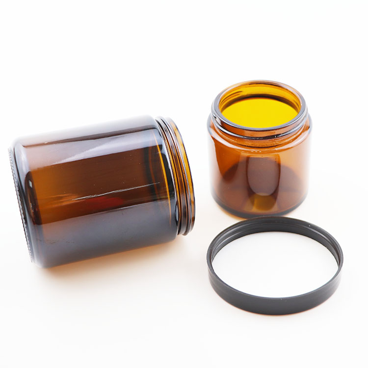 100ml amber clear candle bottle holder glass jar candle container