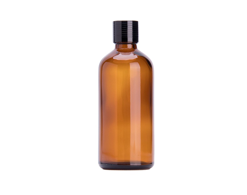 100ml amber glass essential oil bottle