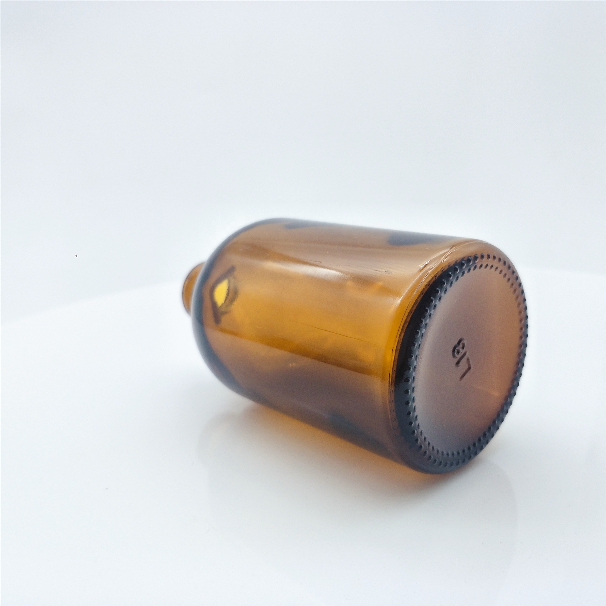 100ml amber molded glass vial