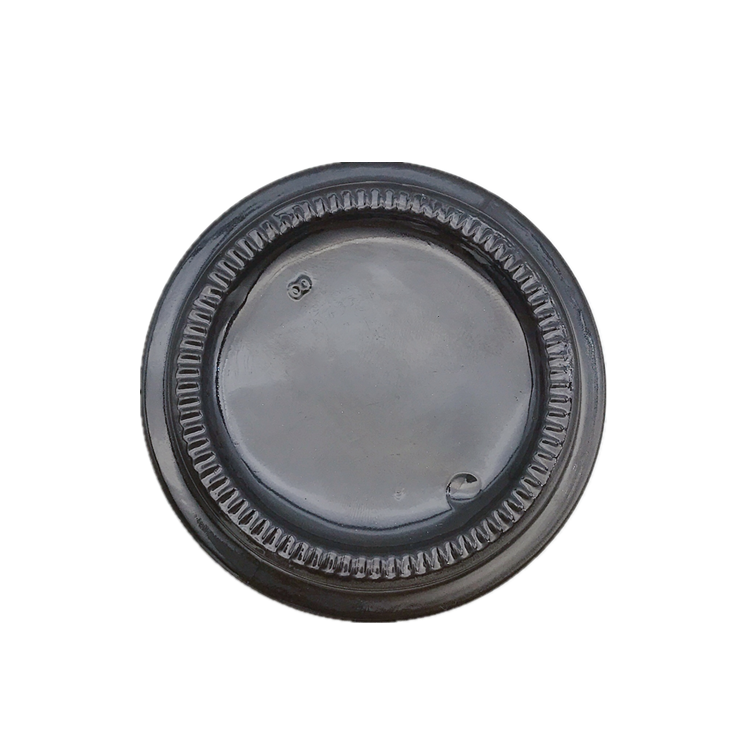 100ml black glass cosmetics jar for face cream and eye cream