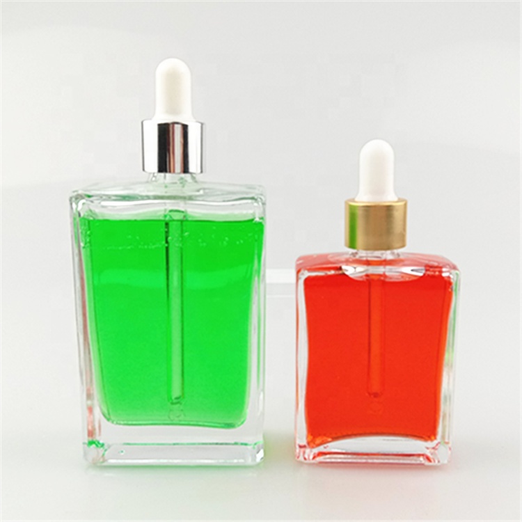100ml body face oil bottle used glass bottle with dropper